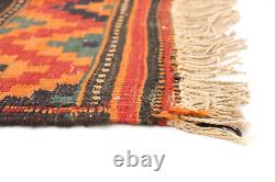 Vintage Kilim Rug 5'2 x 10'8 Traditional Wool Hand Woven Carpet