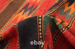 Vintage Kilim Rug 5'2 x 10'8 Traditional Wool Hand Woven Carpet