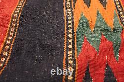 Vintage Kilim Rug 5'2 x 10'8 Traditional Wool Hand Woven Carpet