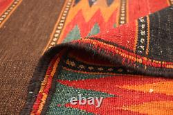 Vintage Kilim Rug 5'2 x 10'8 Traditional Wool Hand Woven Carpet