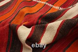 Vintage Kilim Rug 5'7 x 10'1 Traditional Wool Hand Woven Carpet