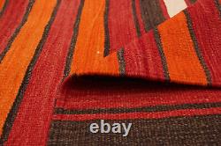 Vintage Kilim Rug 5'7 x 10'1 Traditional Wool Hand Woven Carpet