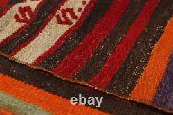 Vintage Kilim Rug 6'2 x 10'6 Traditional Wool Hand Woven Carpet