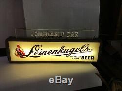 Vintage Leinenkugels Bar Light Johnson Beer Super Rare Item One Of A Kind