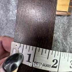 Vintage Mexican Wood Box Chico By Pintado A Mano Carved Folk Art One of a Kind