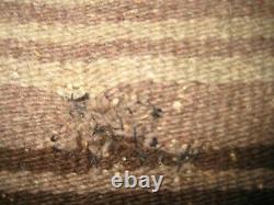 Vintage Native American woven wool blanket 51 x 89 one of a kind