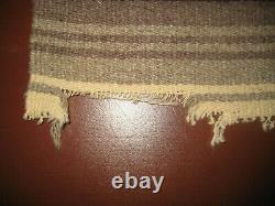 Vintage Native American woven wool blanket 51 x 89 one of a kind