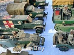 Vintage ONE OF A KIND WWII 1940s US Military Wood Jeep Tank Truck Motor Pool Lot