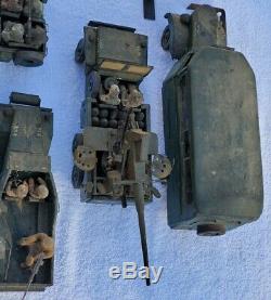 Vintage ONE OF A KIND WWII 1940s US Military Wood Jeep Tank Truck Motor Pool Lot