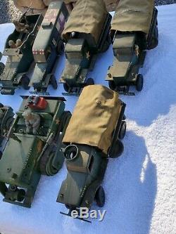 Vintage ONE OF A KIND WWII 1940s US Military Wood Jeep Tank Truck Motor Pool Lot