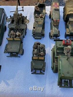 Vintage ONE OF A KIND WWII 1940s US Military Wood Jeep Tank Truck Motor Pool Lot