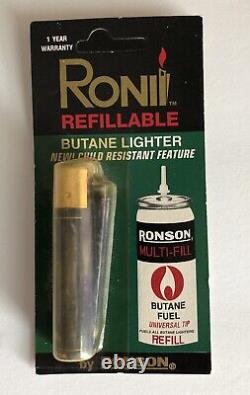 Vintage One Of A Kind? Excellent? Ronson Ronii Lighter