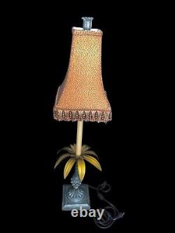 Vintage, One Of A Kind, Pineapple Table Lamp with Groovy Shade. 1770's