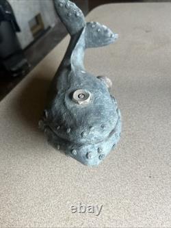 Vintage One Of A kind Whale Sprinkler / Sculpture