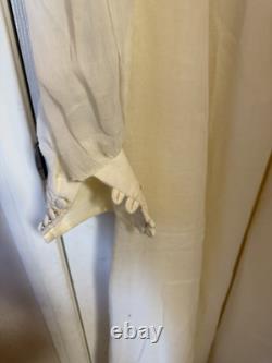 Vintage One of A Kind Unique Handmade Historical Victoria Wedding Dress Withshank