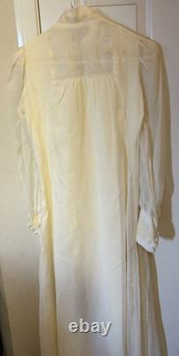 Vintage One of A Kind Unique Handmade Historical Victoria Wedding Dress Withshank