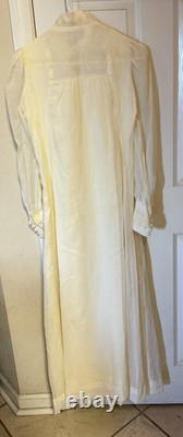 Vintage One of A Kind Unique Handmade Historical Victoria Wedding Dress Withshank