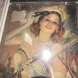 Vintage One of a kind AD poster Gay New Orleans Mardi Gras Home Office ART frame