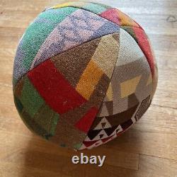 Vintage Pendelton Chimayo Blanket Beach Ball Cushion RARE One Of A Kind
