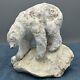 Vintage Polar Bear Sculpture One Of A Kind Stone Signed Ng Repay 1995 8