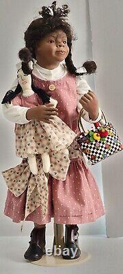 Vintage Porcelain Collectible Doll Lucinda One of a Kind 24 Tall