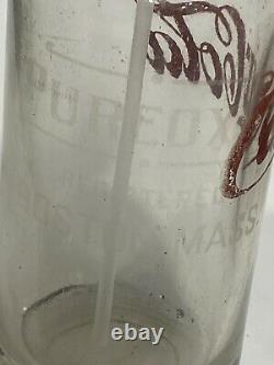 Vintage Pre 1930s COCA COLA Seltzer Bottle On Pureoxia Boston Mass One Of A Kind