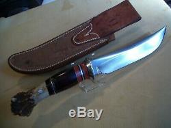 Vintage Randall Kit Knife Handled by Jim Behring Treeman Knives One of a Kind