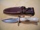 Vintage Randall Prototype Damascus Knife With Sheath, One Of A Kind! 1990-1991