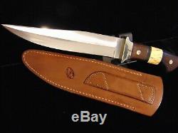 Vintage Rare One Of A Kind Norman P. Bardsley Custom Fighting Knife And Sheath