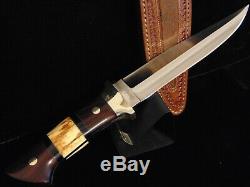 Vintage Rare One Of A Kind Norman P. Bardsley Custom Fighting Knife And Sheath