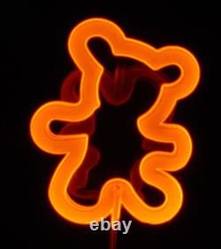 Vintage Teddy Bear Glowlamp, Working Perfectly! One Of A Kind Sample