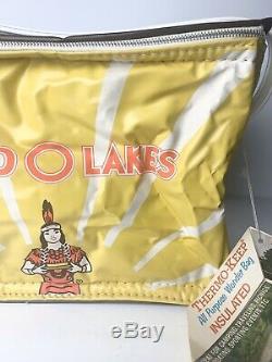 Vintage Thermos Land O Lakes Insulated Wonder Bag New Old Stock One Of A Kind