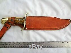 Vintage Western Bowie Knife W49 custom one of a kind