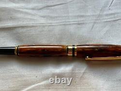 Vintage one of a kind Custom Amber Fountain Pen Germany Nib with prov