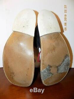 Vtg LEATHER CLOWN SHOES Circus One of a Kind! HOBOBum Professionally Made