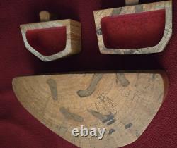 Vtg One Of Kind Handmade Carved Wood Trinket Box With Hidden Drawers 9 Rare