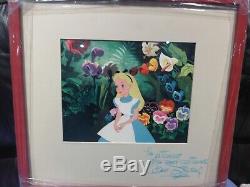 WALT DISNEY WDCC ALICE IN WONDERLAND 1950s SIGNED ONE OF A KIND PIECE, EXCOND