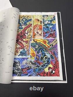 WEB OF SPIDER-MAN 102 (Pg 12)One of a kind Original Marvel Comic Ink/Color Guide