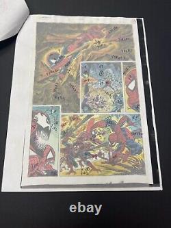 WEB OF SPIDER-MAN 102 (Pg 16)One of a kind Original Marvel Comic Ink/Color Guide