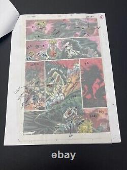 WEB OF SPIDER-MAN 102 (Pg 4) One of a kind Original Marvel Comic Ink/Color Guide