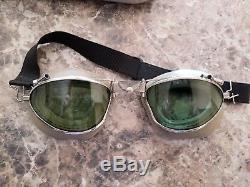 WW-2 B-6 AVIATOR GOGGLES USAAF PROTOTYPE! Early WW2, One of a kind