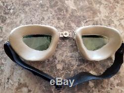 WW-2 B-6 AVIATOR GOGGLES USAAF PROTOTYPE! Early WW2, One of a kind