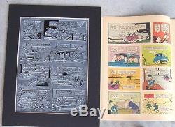 Walt Disney's Donald Duck Vintage 1962 Printing Plate & Page One-of-a-Kind