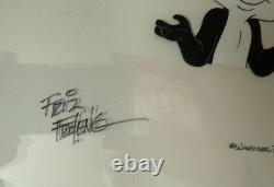 Warner Bros Friz Freleng Signed Cel Pepe Le Pew One Of A Kind