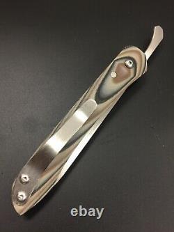 Warren Thomas titanium/G10 folder knife NEW One Of A Kind! Glow Back Spacer