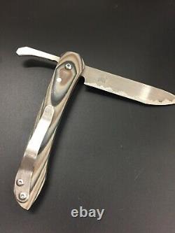 Warren Thomas titanium/G10 folder knife NEW One Of A Kind! Glow Back Spacer