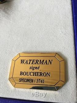 Waterman Edson Boucheron Ltd Edition Fountain Pen Nib One Of A Kind Specimen