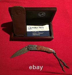 William Henry Custom One Of A Kind Knife. Serial Number 120616, B07 Westcliff