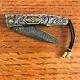 William Henry Knife B30 One Of A Kind Hand Engraved 24k Gold Inlays Retail $6700