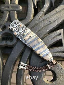 William Henry Knife Collectors Series One Of A Kind June 2013 Fossil Mammoth